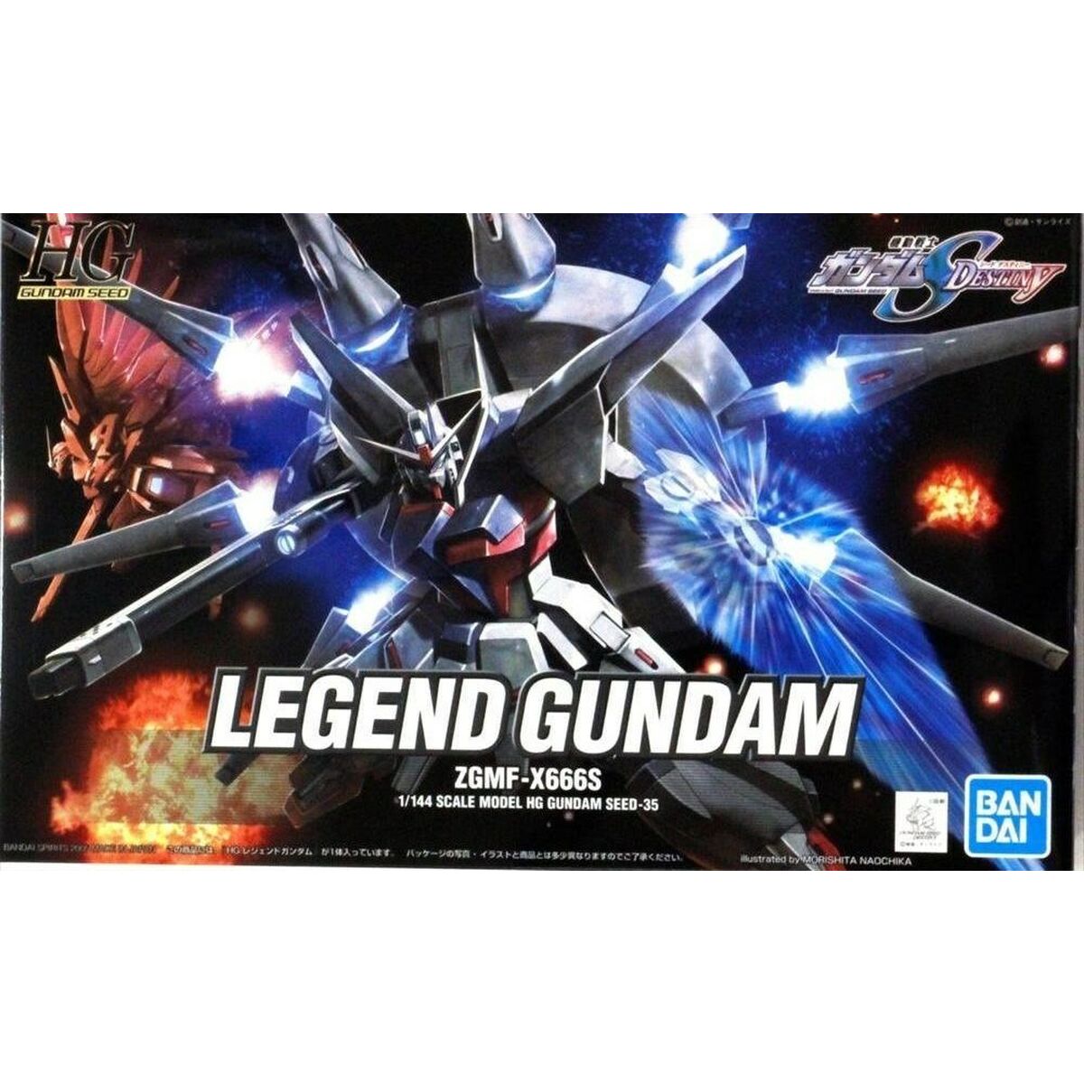 Action Figurer Bandai LEGEND GUNDAM Moderne
